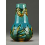 A Minton secessionist vase designed by Léon Solon and John Wadsworth, circa 1900,