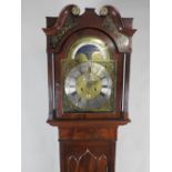 A George III mahogany eight day longcase clock, the 12.