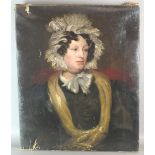 British school, late 19th century Portrait of a lady, oil on canvas,