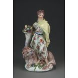 An 19th century porcelain figure of Ceres representing 'Earth' from the Four Elements Series,