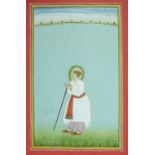 An Indian portrait miniature of Shri Maharaja Rai Singhji of Bikaner (attributed), circa 1800,