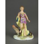 A Samson porcelain figure of America, 19th century and after Derby,