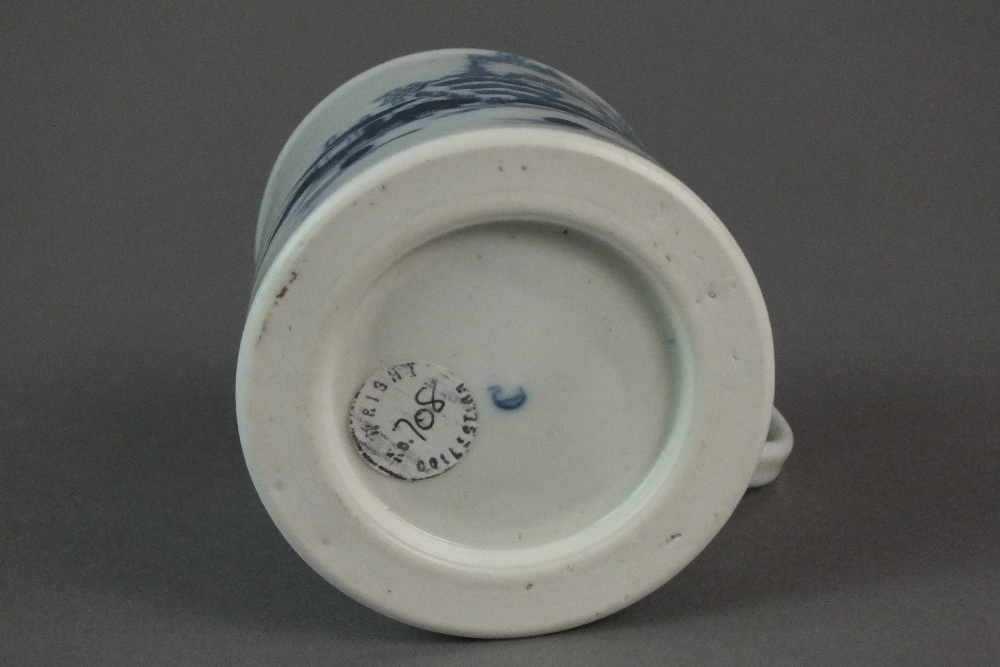 A Caughley coffee can painted with the Cannonball pattern, circa 1776-81, - Image 2 of 2