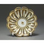 A Caughley circular bon-bon dish, circa 1785-90,