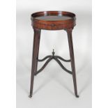 A George III mahogany urn table,