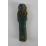 Two late period Egyptian shabti figures (2) 5 and 6cm high