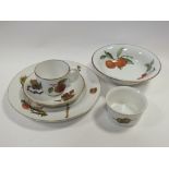 Two trays of Royal Worcester Evesham pattern dinnerwares