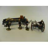 Two Britains Zulu War boxed sets No.20086 'Priming the Piece' a five piece set together with set No.