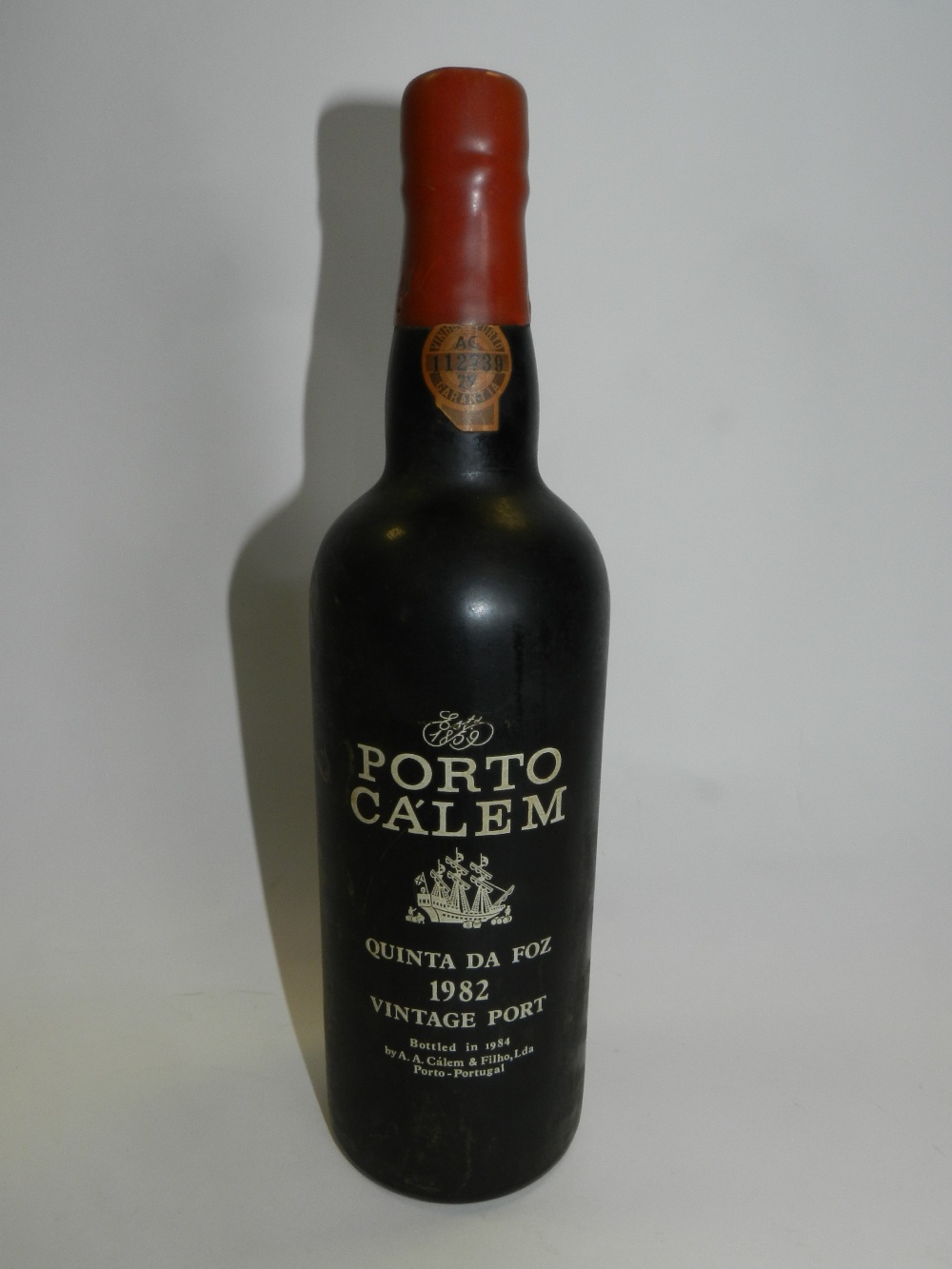 A bottle of Quinta da Foz 1982 vintage port