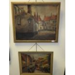 A collection of three oils on canvas signed Willy Van Huyse