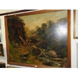 A large quantity of pictures to include an oil on canvas, a river landscape,