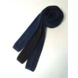 Three Charles Tyrwhitt knitted ties, two blue and one black