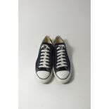 A pair of Converse All Stars, black canvas, UK 9