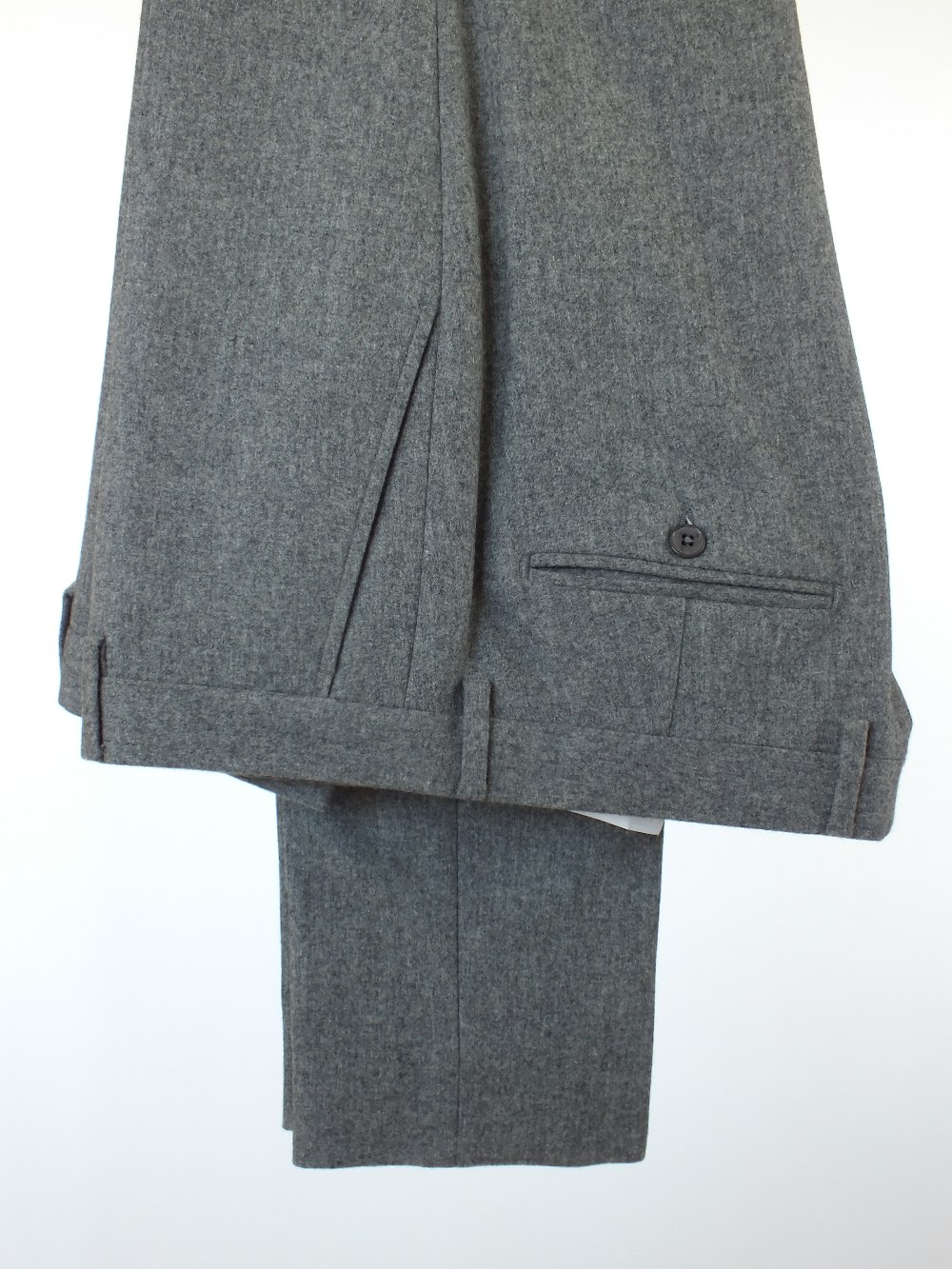 A Gucci suit, grey, half lined, double vent, orange detailing, Italian size 52R, 97% wool, 2% - Image 8 of 8