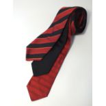 Three red and black ties to include Paul Smith and Charles Tyrwhitt