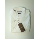 A Gucci shirt, white, epaulette detail to shoulder, still with tags, 16.5'' collar