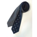 Two ties, one wool and one knitted, Aquascutum and Charles Tyrwhitt