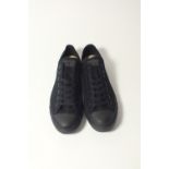 A pair of Converse All Stars, black canvas, UK 9