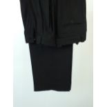 A pair of IGI IGI black trousers, Italian size52, 100% linen, signs of light wear