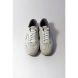 A pair of FCUK trainers leather and suede, UK 9