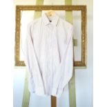 A Gucci shirt, white with red stripe, 16'' collar