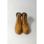 A pair of Timberland boots, light tan, nubuck, UK 9.5W