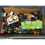 A large quantity of unboxed model cars by Lledo, Matchbox, Corgi,