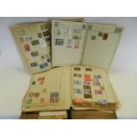 A small collection of assorted world postal stamps