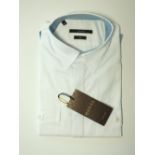 A Gucci shirt, white, slim fit, with tag