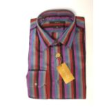 A Gucci shirt, multi stripe, slim fit wi