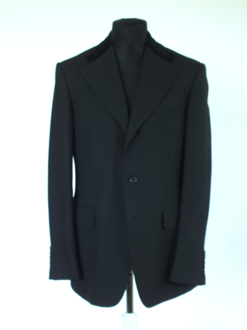 A Gucci dinner jacket, black, part velve