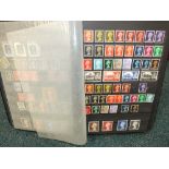 Six albums of British mint and used stamps,