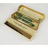 The Conway Stewart writing set,