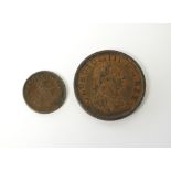 A George III Irish penny,