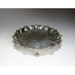 An early George III silver waiter, Richard Rugg I, London 1761,