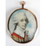 Richard Cosway (1742-1821) A portrait miniature of a nobleman,