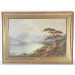Emil Axel Krause (1871-1945) On Loch Hury, signed lower right, inscribed with title, watercolour,