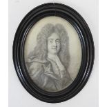 Thomas Forster (1677-1713) Portrait of miniature of James Drake FRS (1667-1707), wearing a coat,