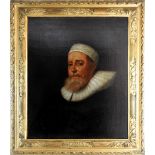 Continental school, 17th/18th century Portrait of a 17th century scholar or Catholic priest,