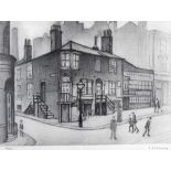 Laurence Stephen Lowry RA (1887-1976) Man on the street, signed in pencil lower right,