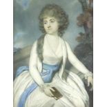 Richard Crosse (British, 1742-1810) A portrait of a lady,