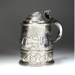 A George I silver tankard, Thomas Tearle, London 1726,