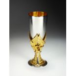 A commemorative silver and gilt goblet, St Paul's Cathedral The Royal Wedding 1981, Hector Miller,