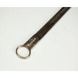 A George IV silver meat skewer, William Eley & William Fearn, London 1820,