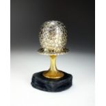 A silver and gilt surprise Christmas mushroom, Christopher Nigel Lawrence, London 1984,