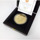 Elizabeth II The Royal Wedding Jersey 2011 22ct gold proof £5 coin, within capsule and fitted case,