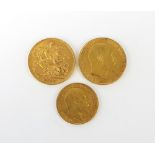Two Edward VII sovereigns, dated 1910, one Melbourne mint,
