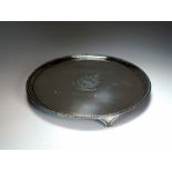 A George III silver salver, John Hutson, London 1788,