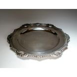 A Victorian silver plate, WB, London 1838,