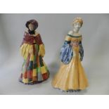 Two Royal Doulton figure 'The Parson's Daughter' HN564 and 'Pretty Lady' HN565 (both at fault)